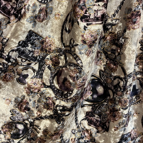 Velvet Strapless Mini Dress - Picture 2 of 2